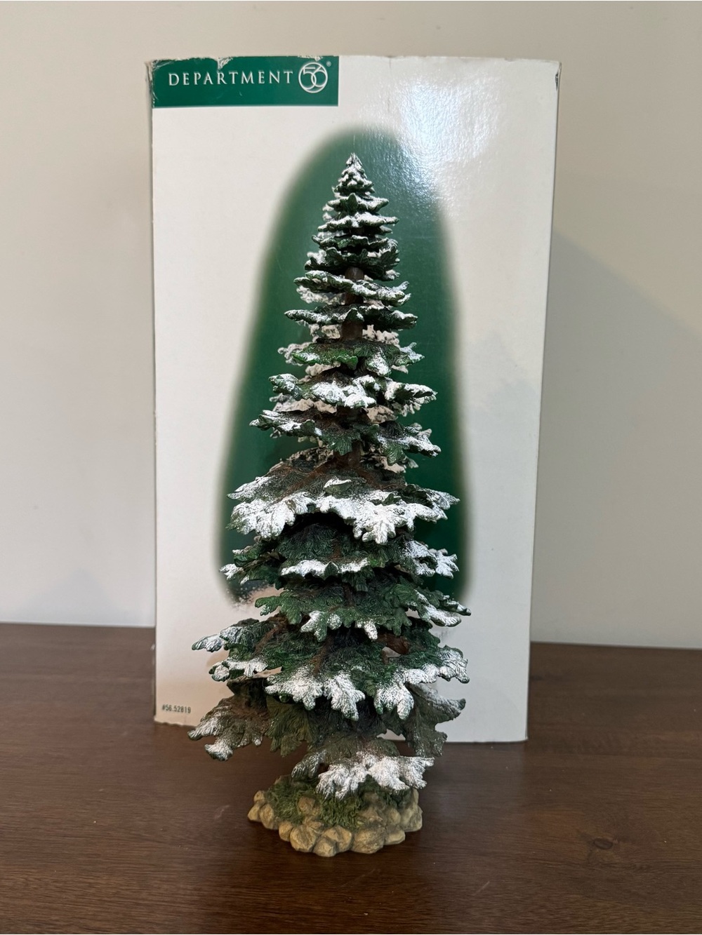 Dept 56 Dickens Village Pequot Pine Tree 13" X-Large Frosted Tree w/Original Box